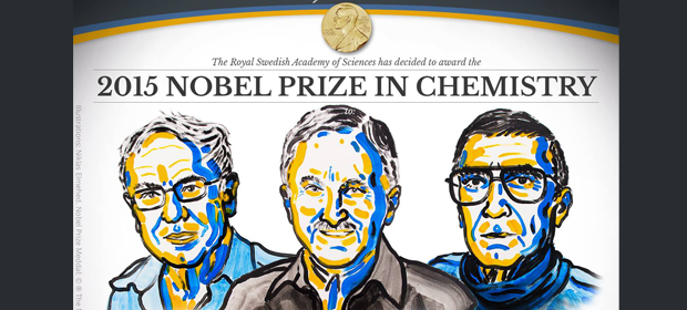 【2015諾貝爾化學獎特別報導】DNA修補─為生命提供化學的穩定