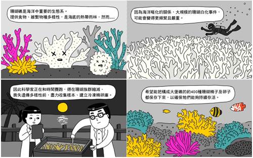 【漫畫說科學】珊瑚精子銀行